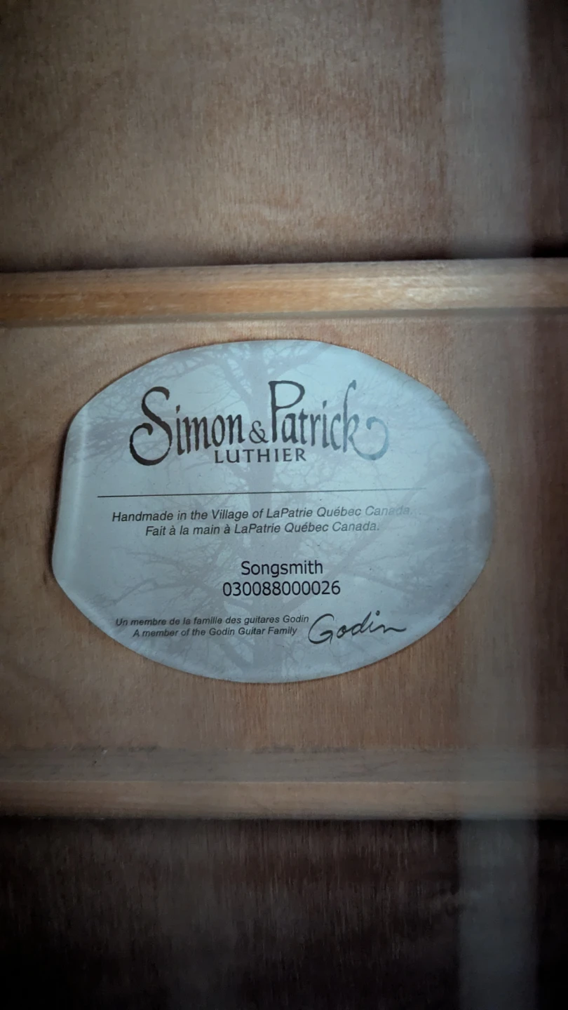 Simon & Patrick Songsmith Acoustic Guitar Model 030088 - photo 3