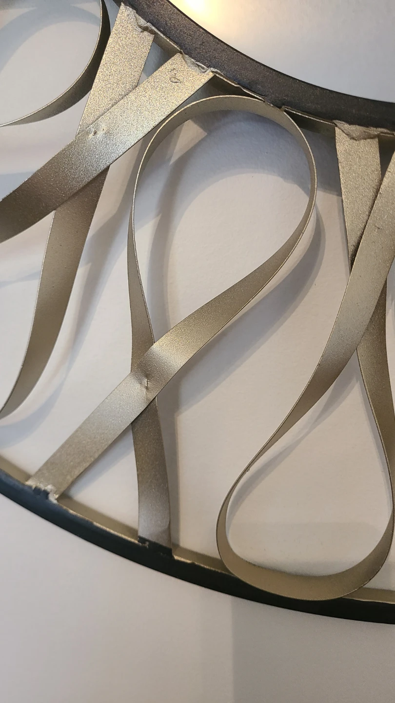 Round Decorative Metal Wall Mirror - photo 3