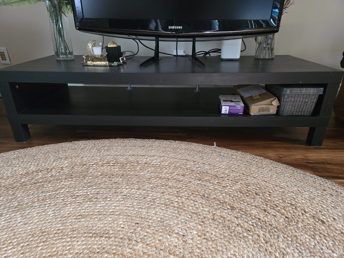 Black TV Stand - photo 2