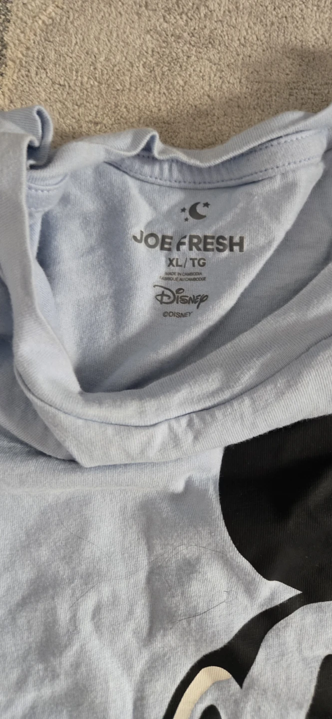 Joe Fresh Disney Mickey Mouse Long Sleeve Shirt XL/TG - photo 2