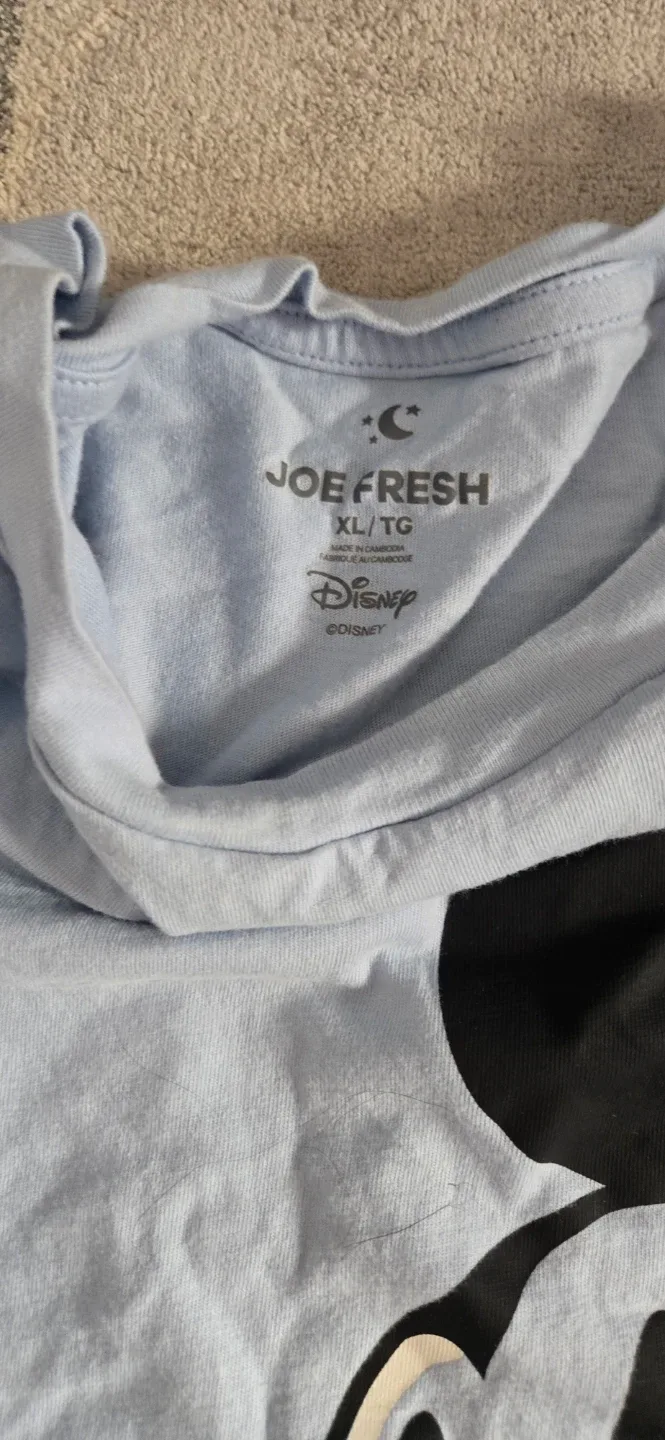 Joe Fresh Disney Mickey Mouse Long Sleeve Shirt XL/TG - photo 2