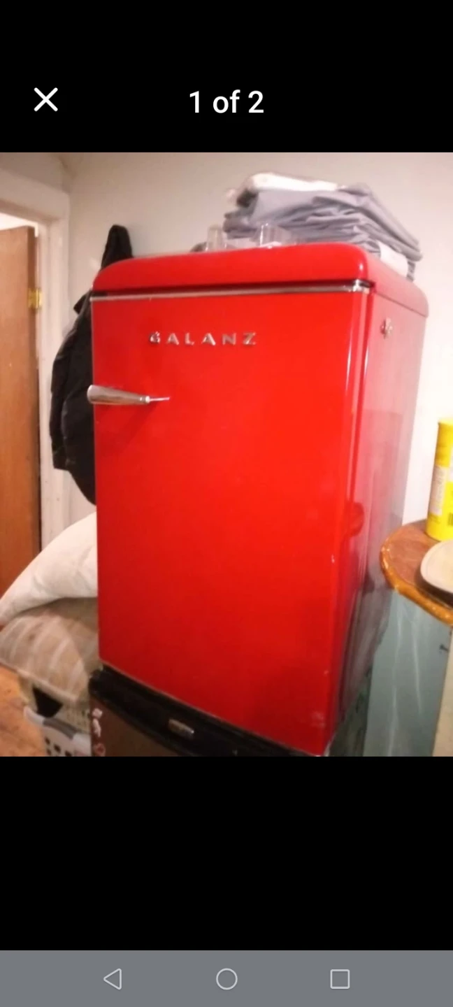 Galanz Retro Mini freezer