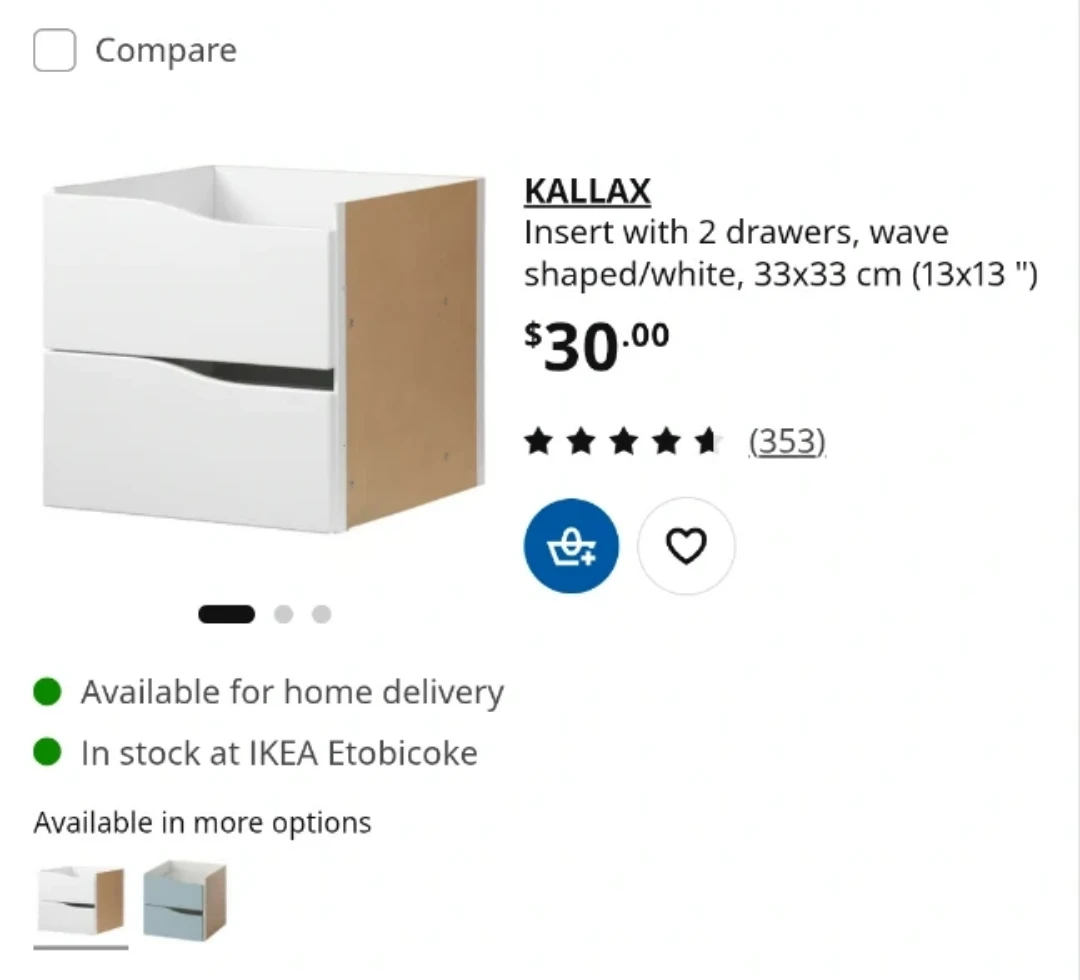 IKEA KALLAX Inserts - Drawer and Door Units - photo 5