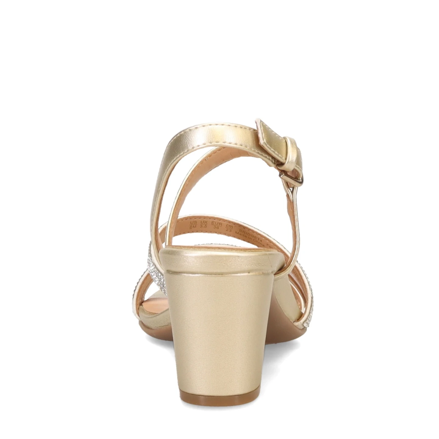 Naturalizer Gold Embellished Block Heel Sandals - photo 4