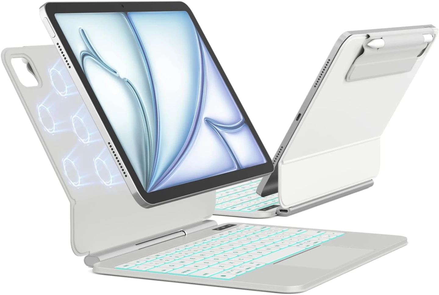 Keyboard Case for iPad Air 11-inch with Trackpad & Backlight