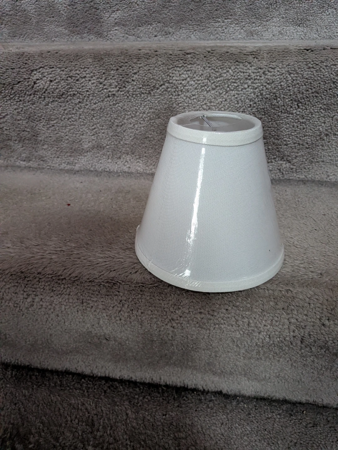 Set of 5 White Bell Lampshades
