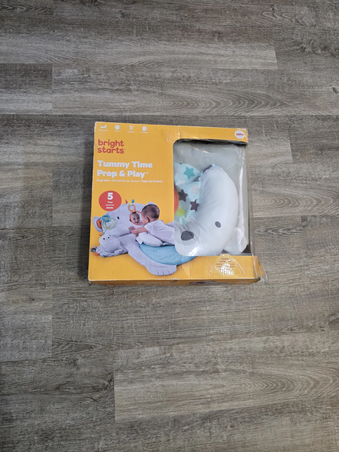 Bright Starts Tummy Time Prop & Play Mat