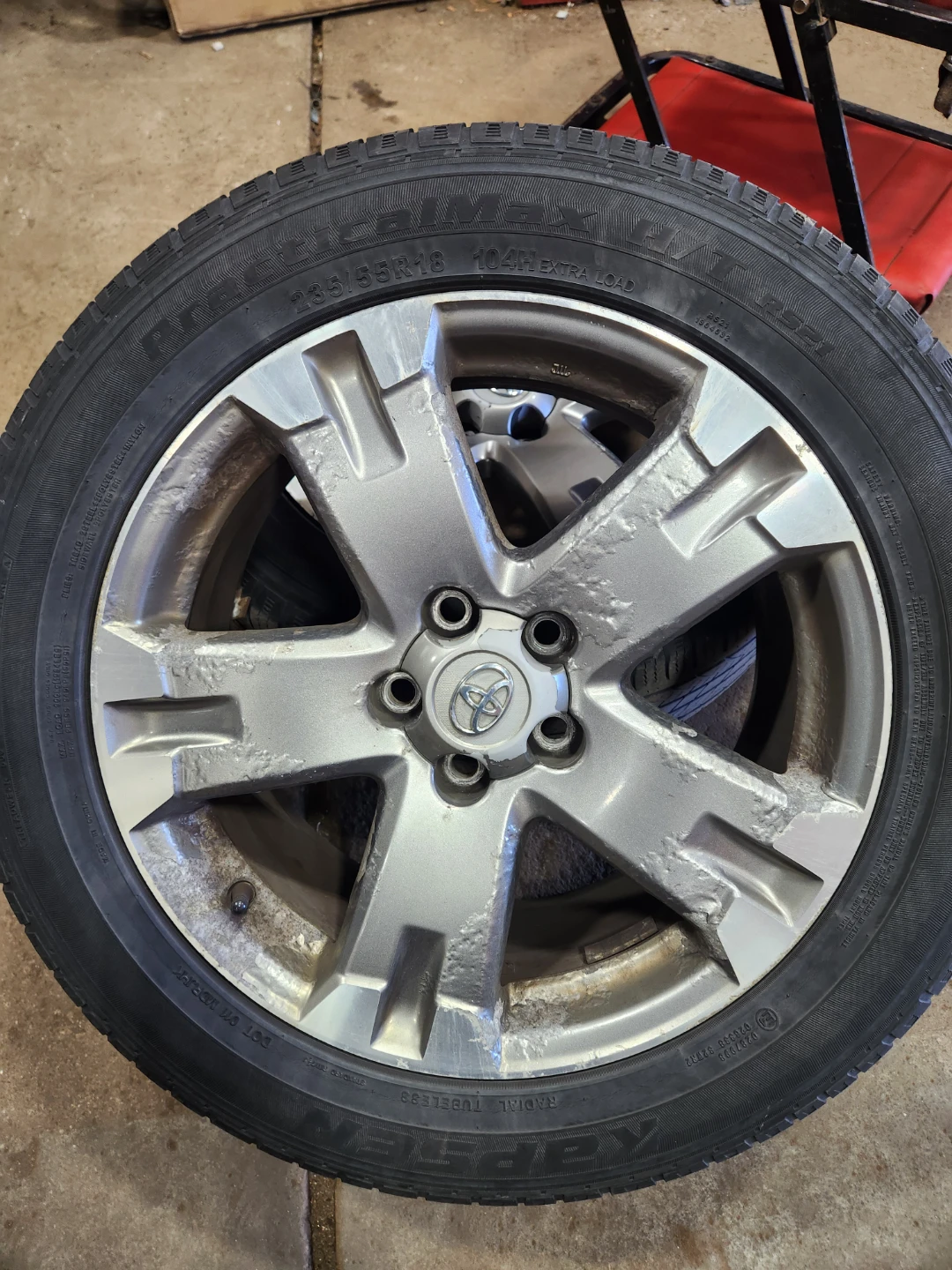Toyota 5-Spoke Wheel with 235/55R18 Tire - photo 3