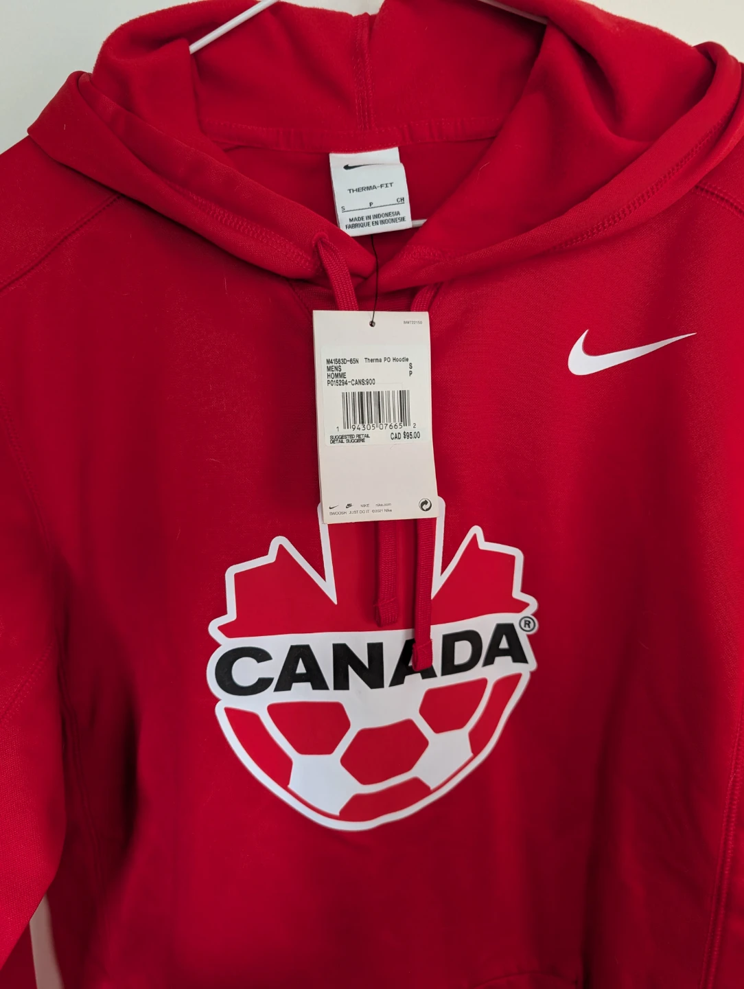 Nike Canada Soccer Therma-Fit Hoodie - Small - photo 2