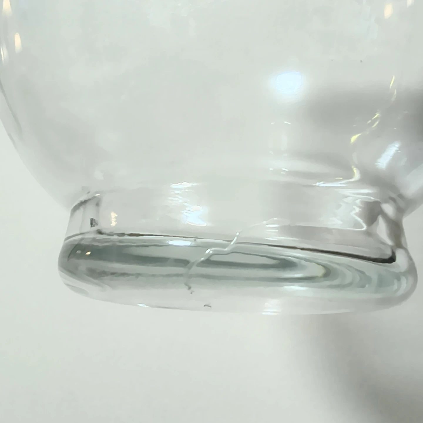 Glass Candle Holder with Scalloped Rim - photo 3