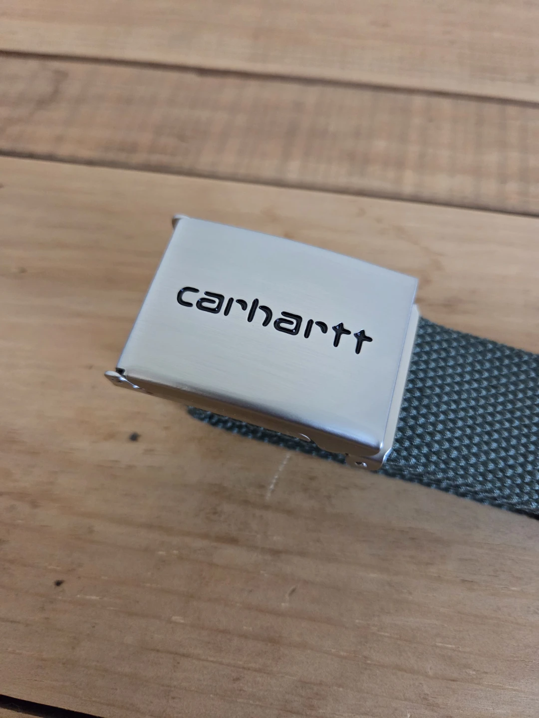New Carhartt WIP Clip Web Belt - Light Green - photo 3