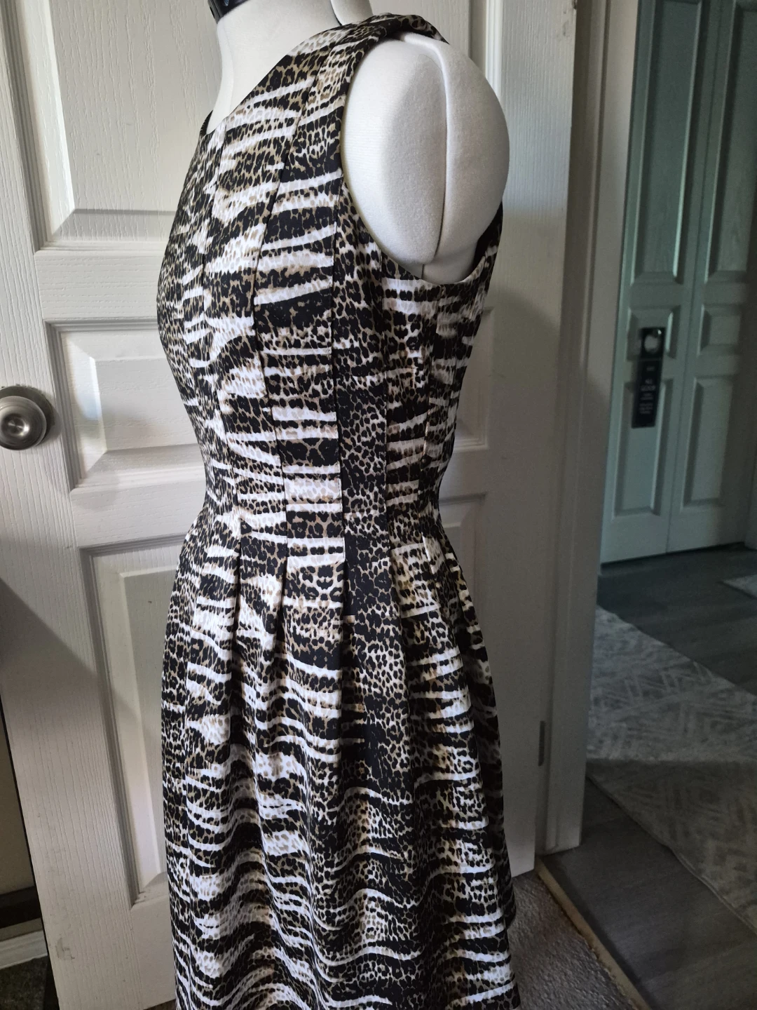 Calvin Klein Sleeveless Animal Print Dress
