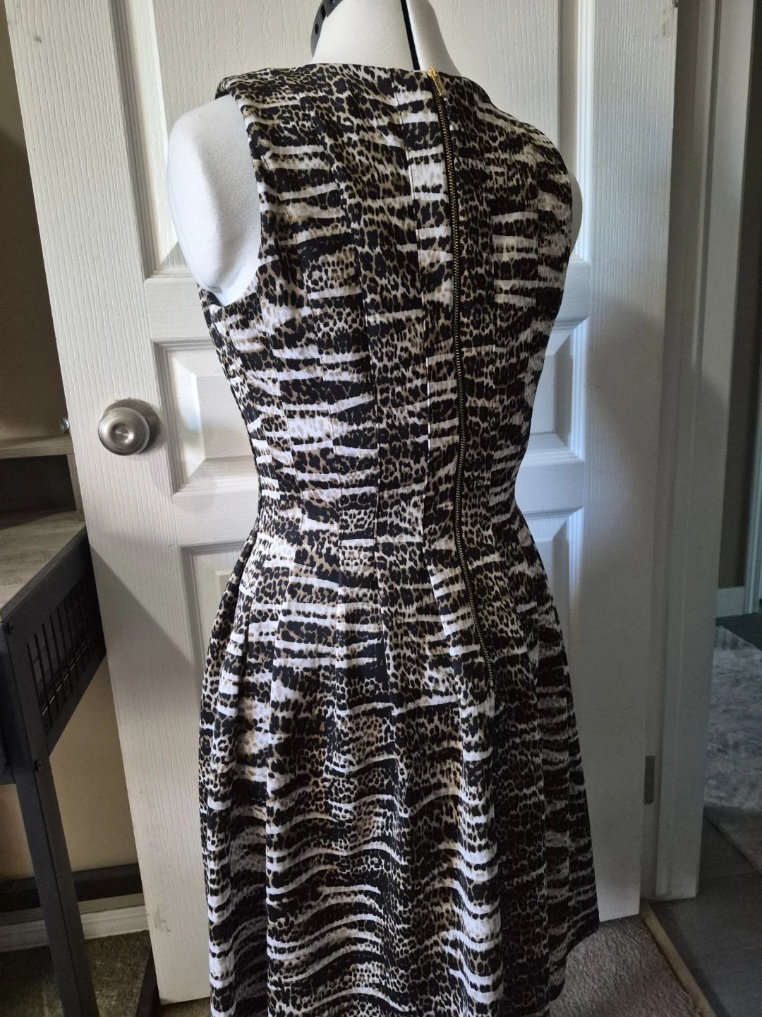 Calvin Klein Sleeveless Animal Print Dress - photo 2