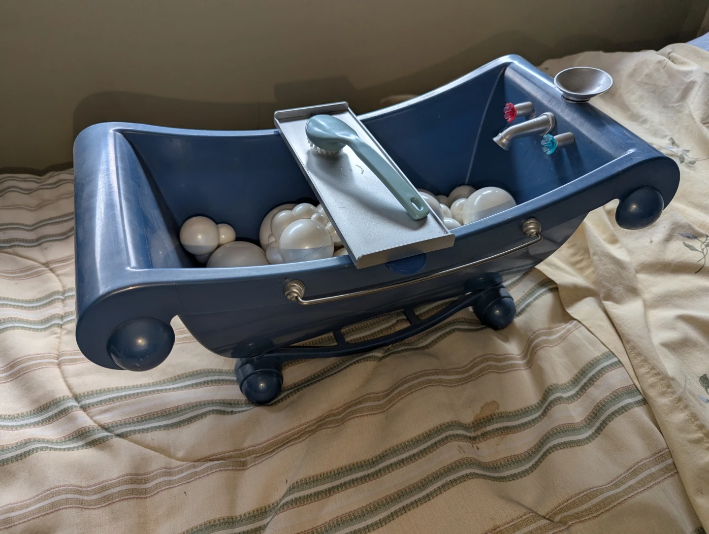 Blue American Doll Bathtub with Accessories - photo 3