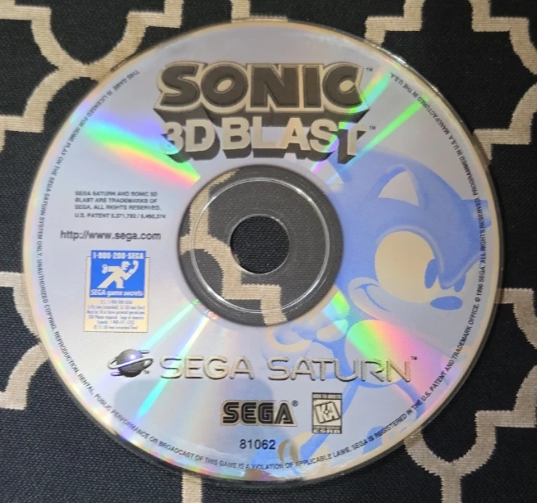 Sonic 3D Blast Sega Saturn Video Game - photo 3