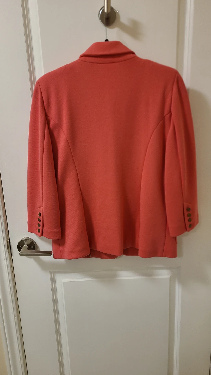 Reitmans Coral Pink Blazer - Size Petite L/G - photo 3