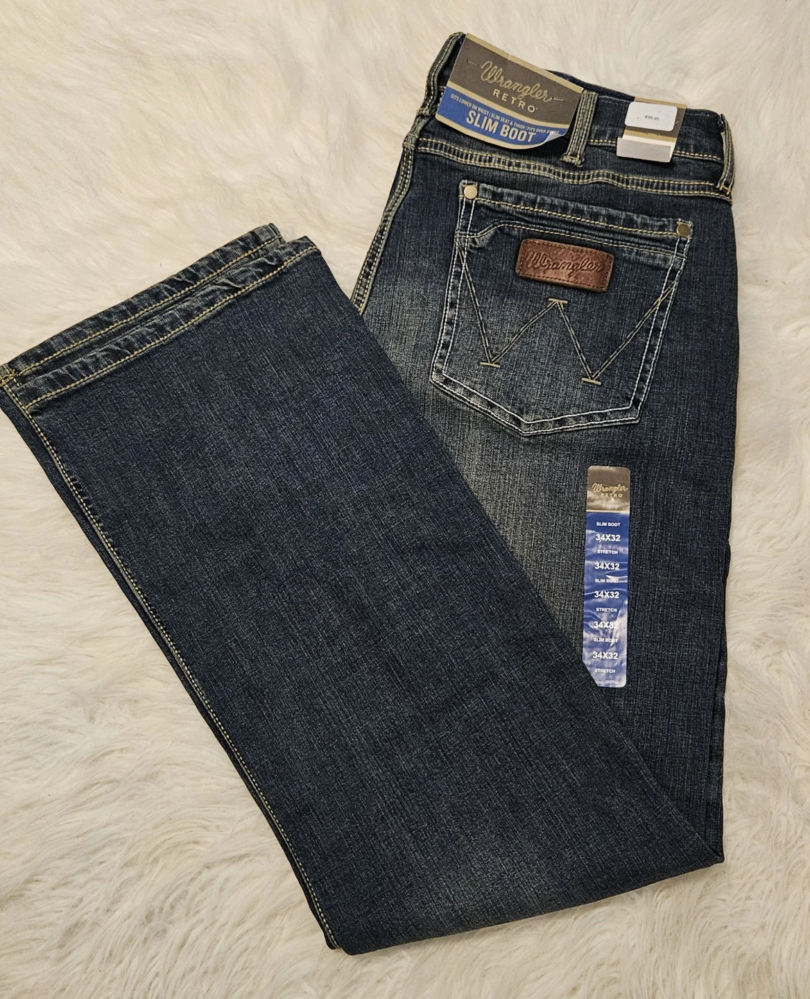 Wrangler Retro Slim Boot Jeans 34x32