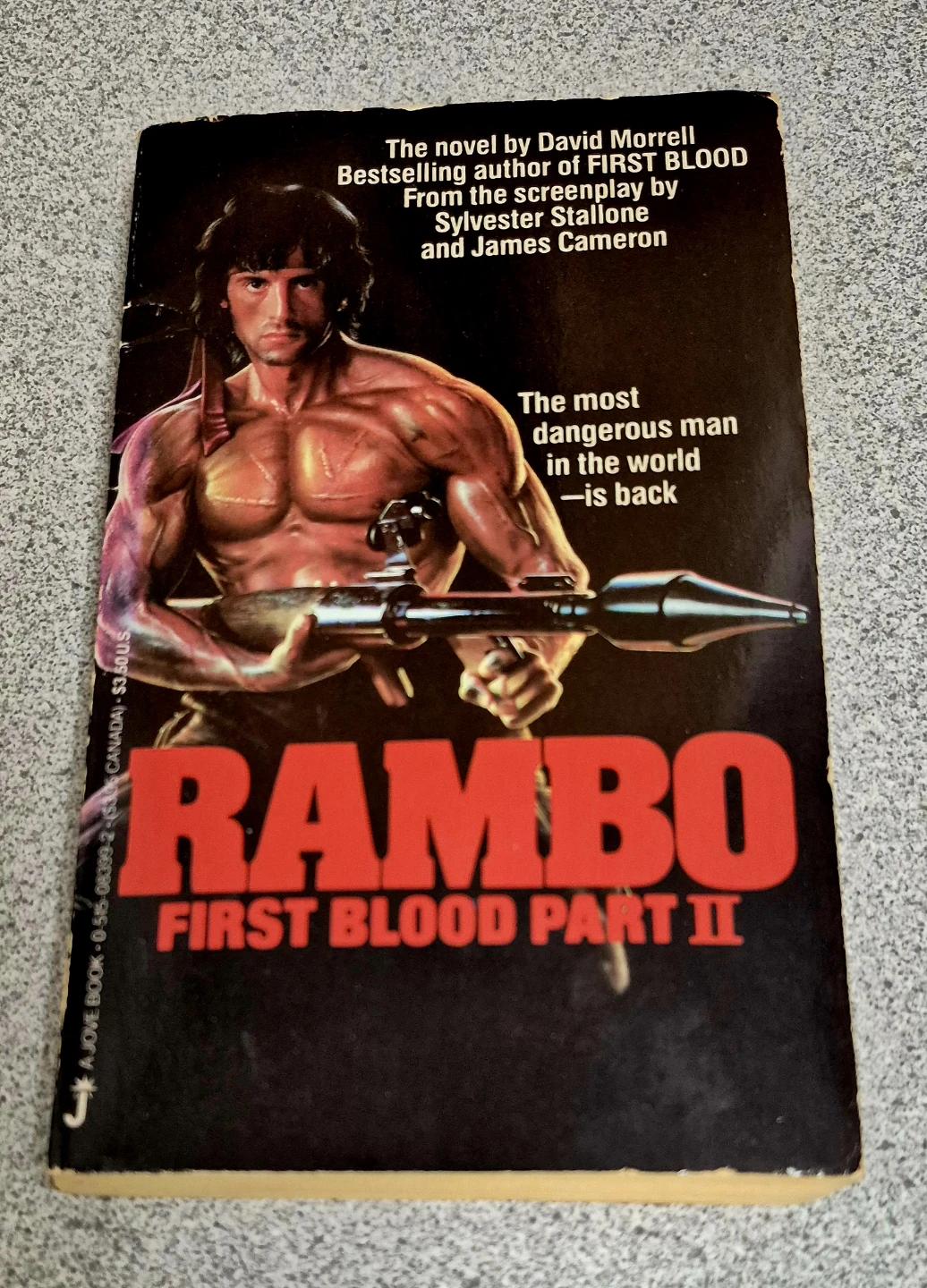 Rambo: First Blood Part II Paperback Movie Tie In Novel