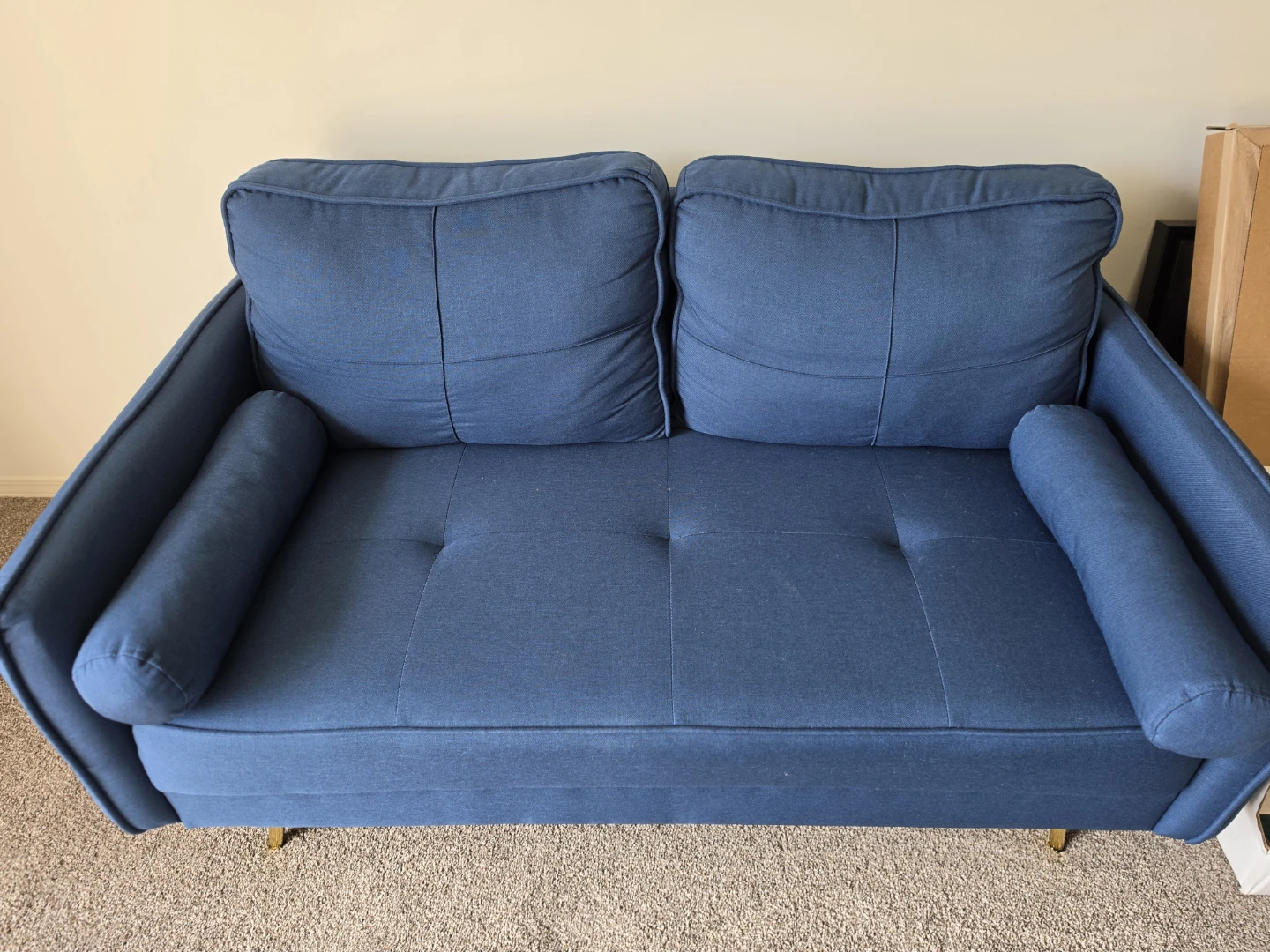 Blue Loveseat Sofa