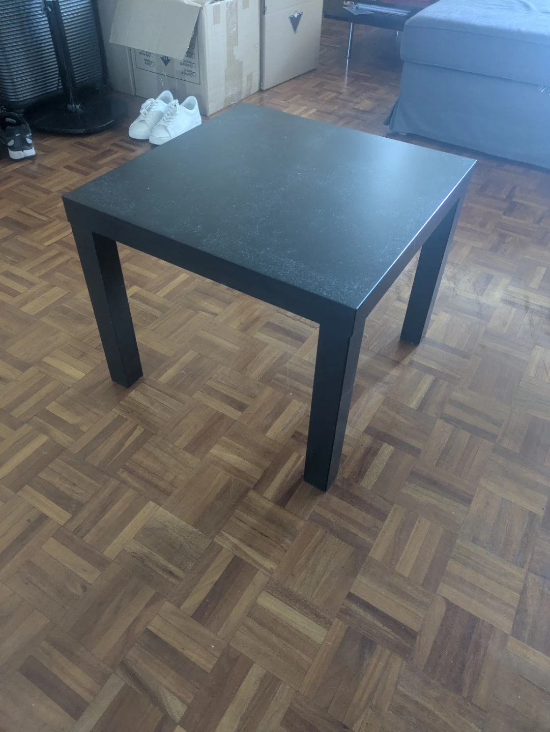 Ikea Black Square Coffee Table - photo 2