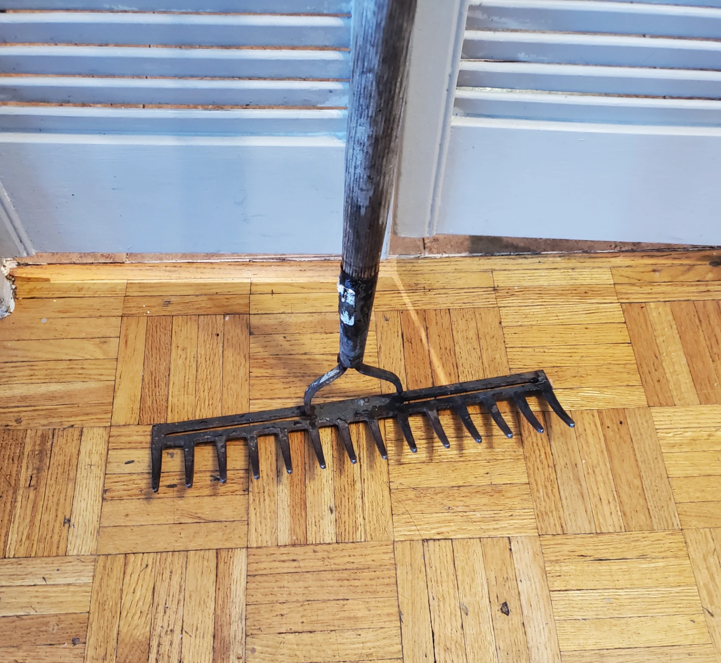 Garden Rake With Wooden Handle - photo 2