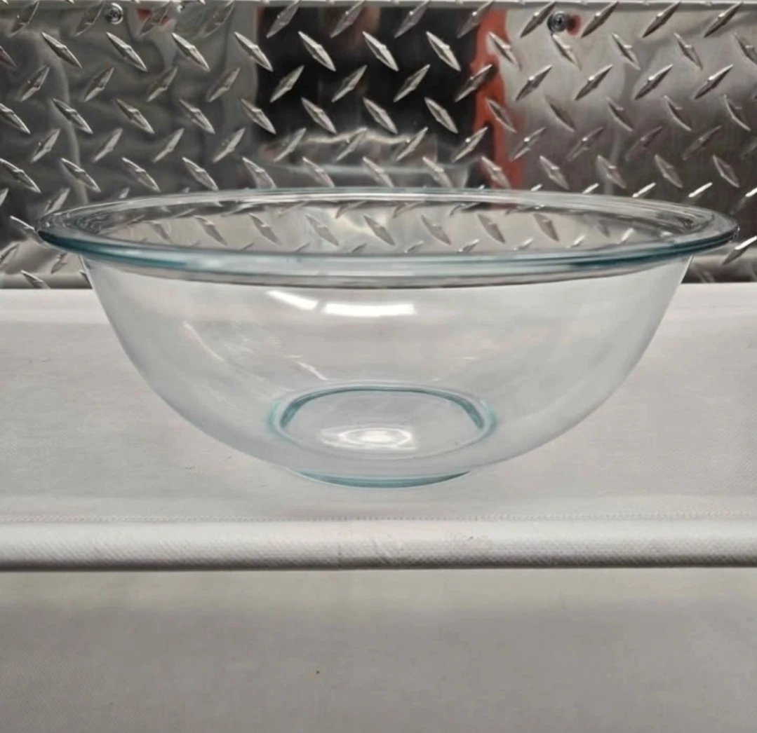 Duralex France Clear Glass 10" Large 3.5qt Mixing Bowl - photo 3