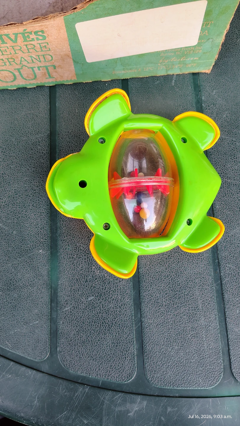 Yellow Turtle Rattle Toy - photo 2