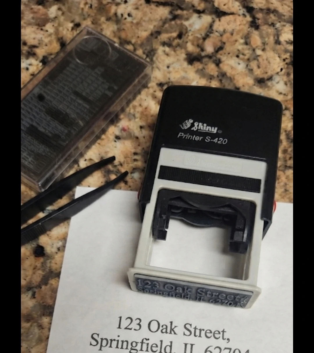 Shiny Printer S-420 Self-Inking Stamp