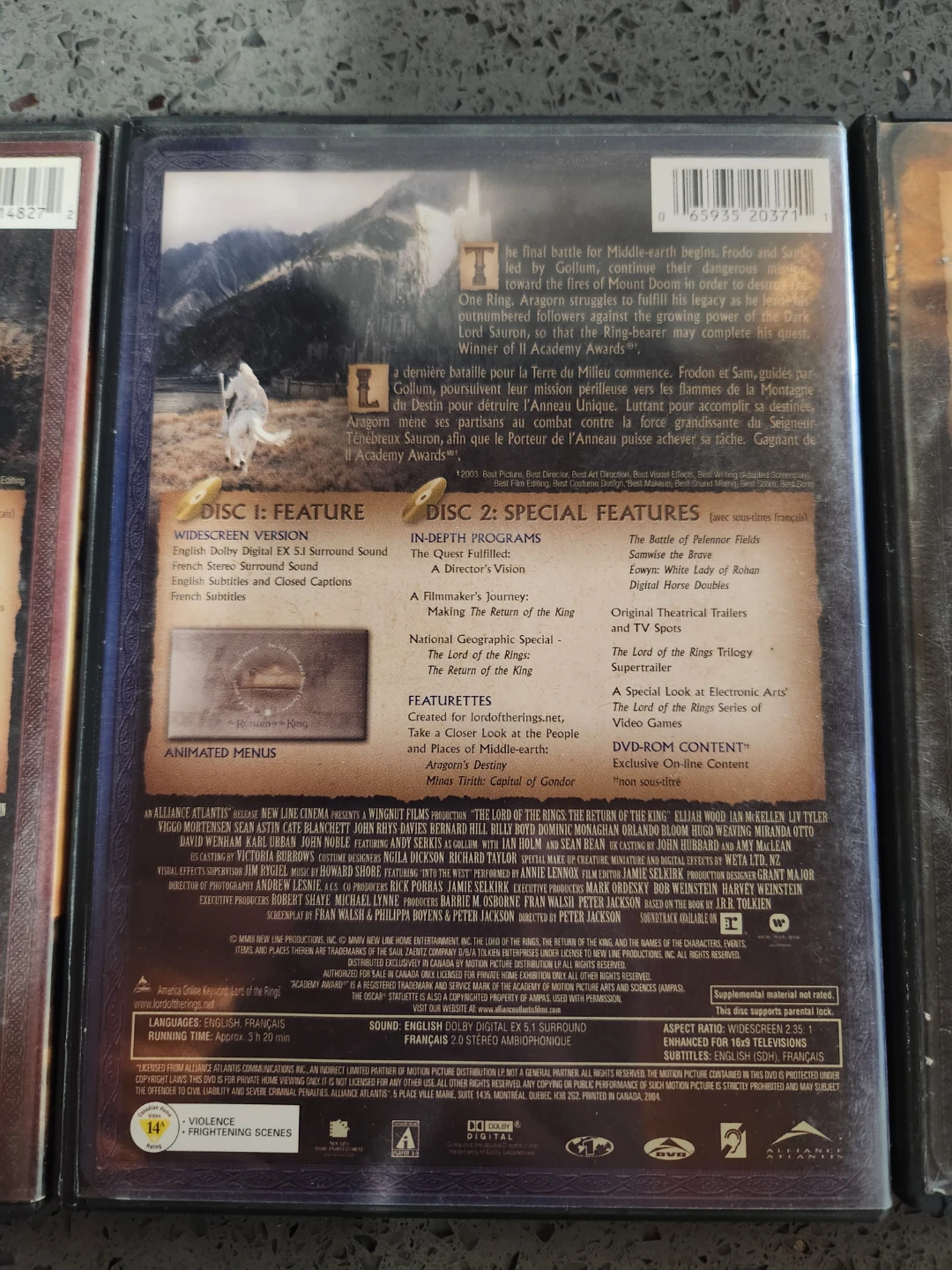 The Lord of the Rings DVD Trilogy - photo 5