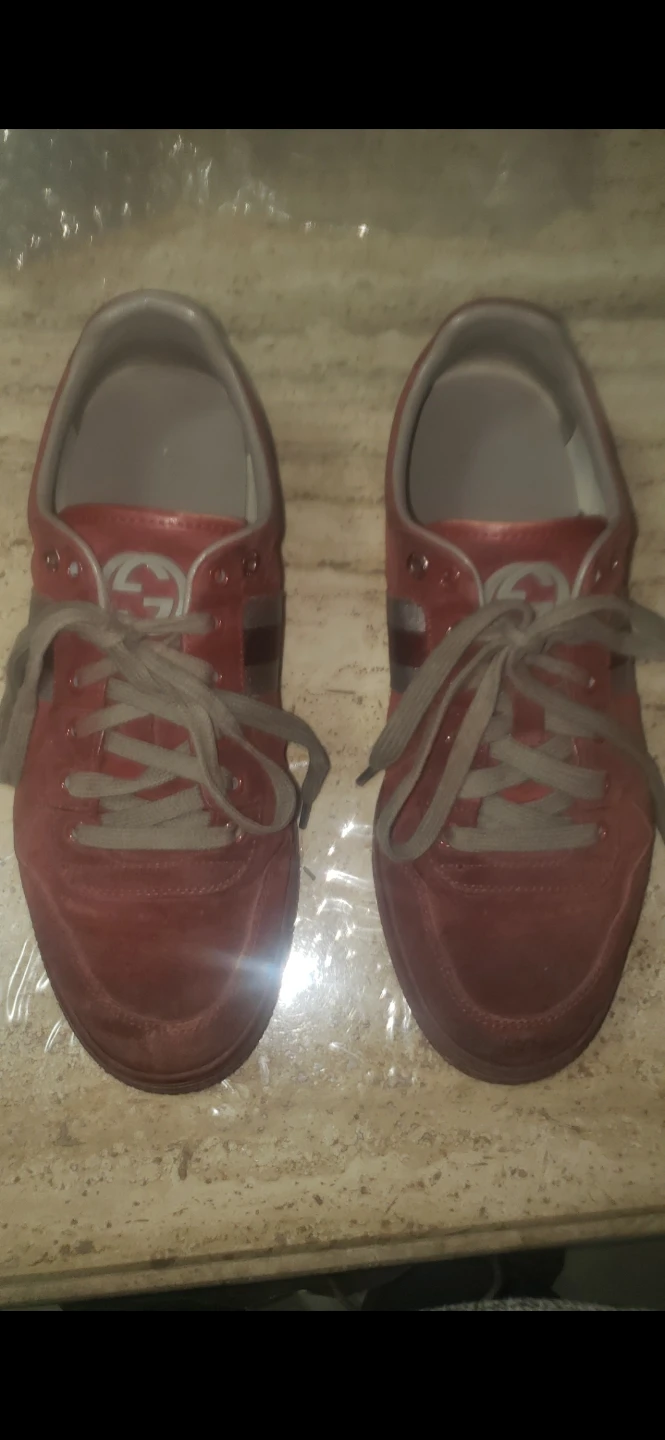 Red Gucci  Unisex Sneakers