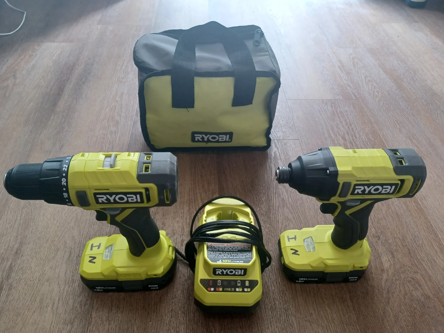 Ryobi ONE+ Cordless Drill and Impact Driver Combo Kit