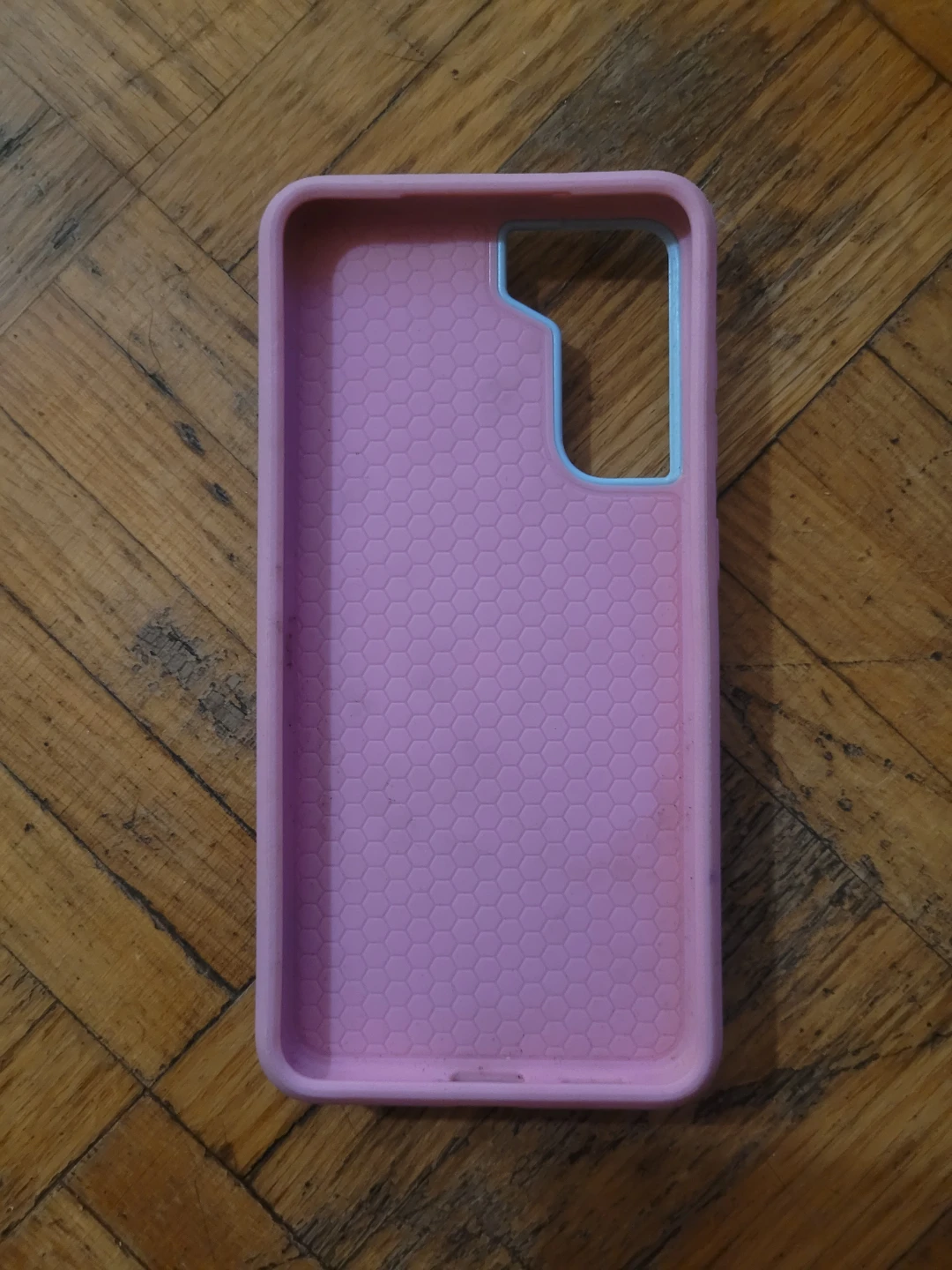 Phone Case with Ring Holder - Blue/Pink