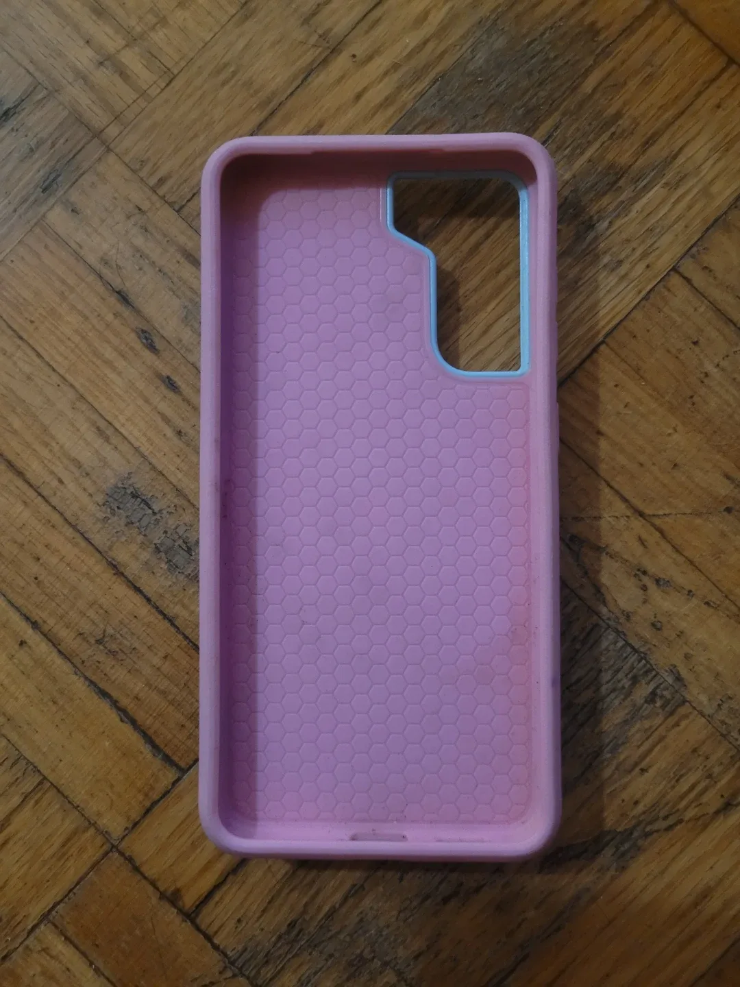 Phone Case with Ring Holder - Blue/Pink