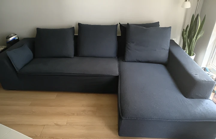 Dark Blue Sectional Sofa