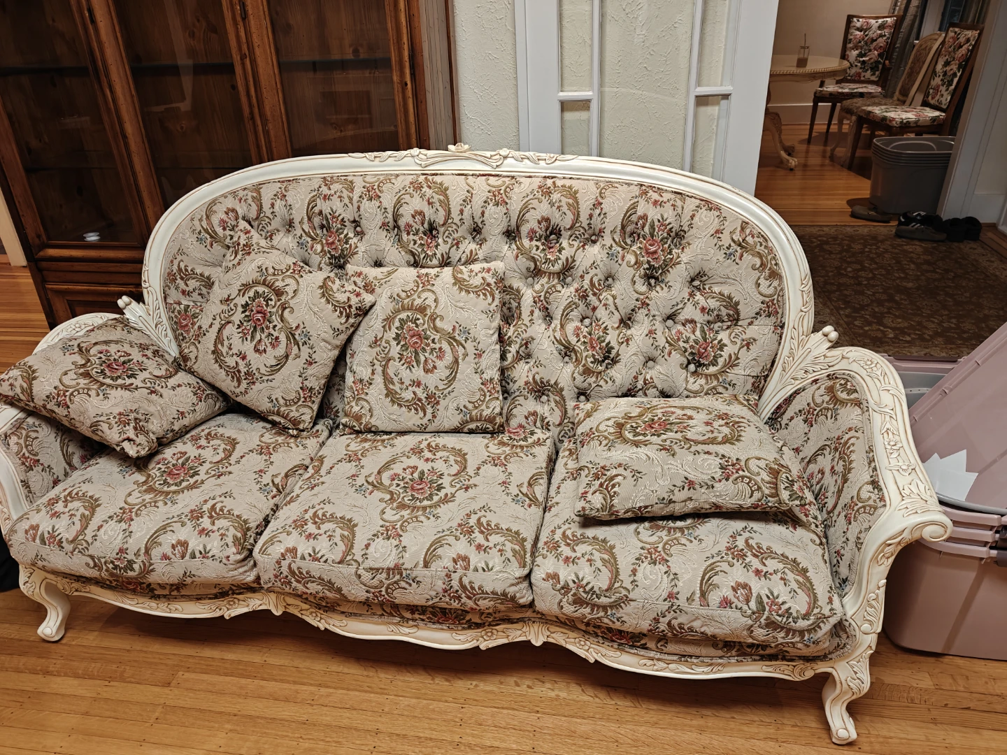 Vintage Floral Sofa