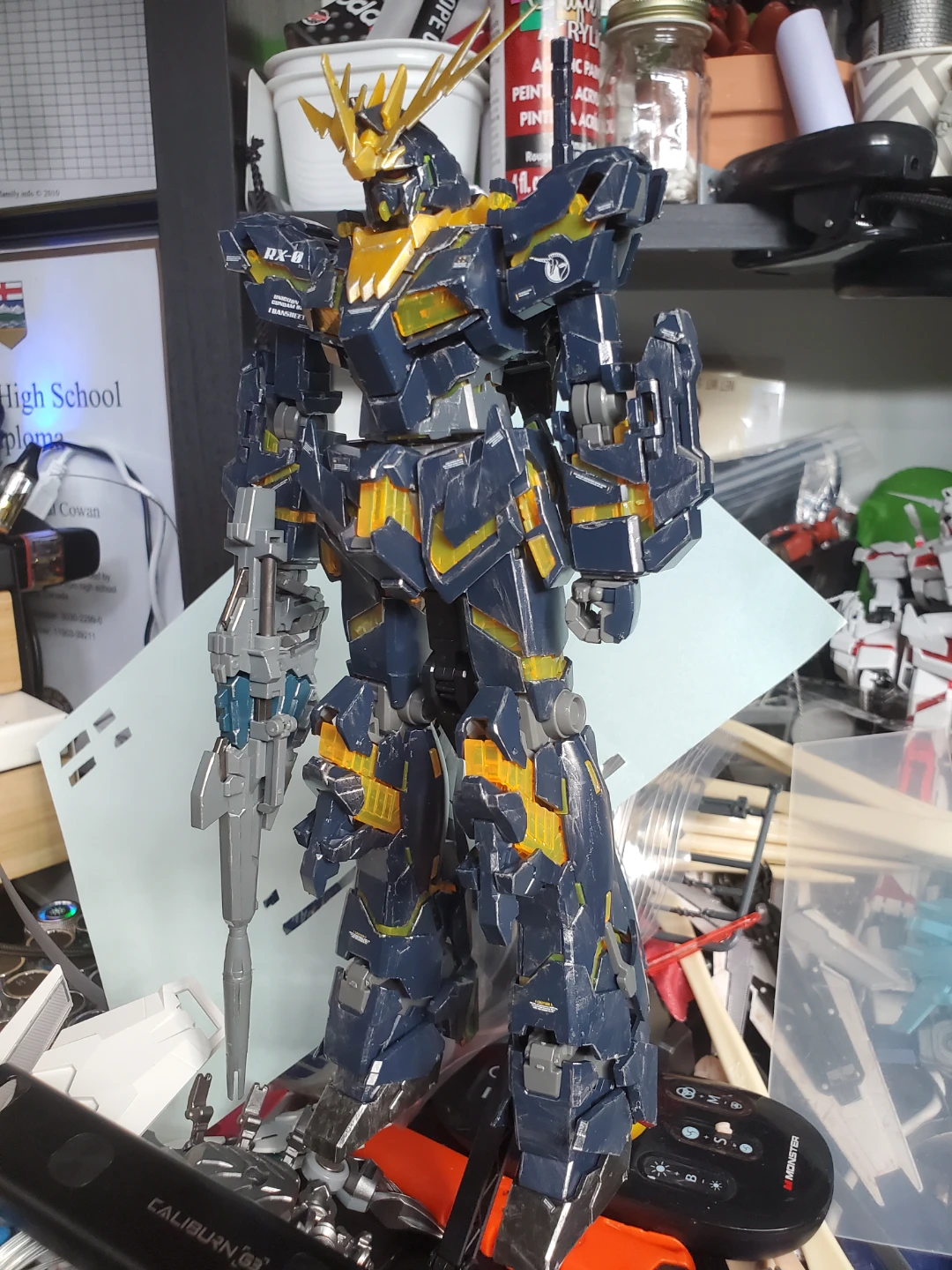 Custom Gundam RX-2 Unicorn banshee Model Kit