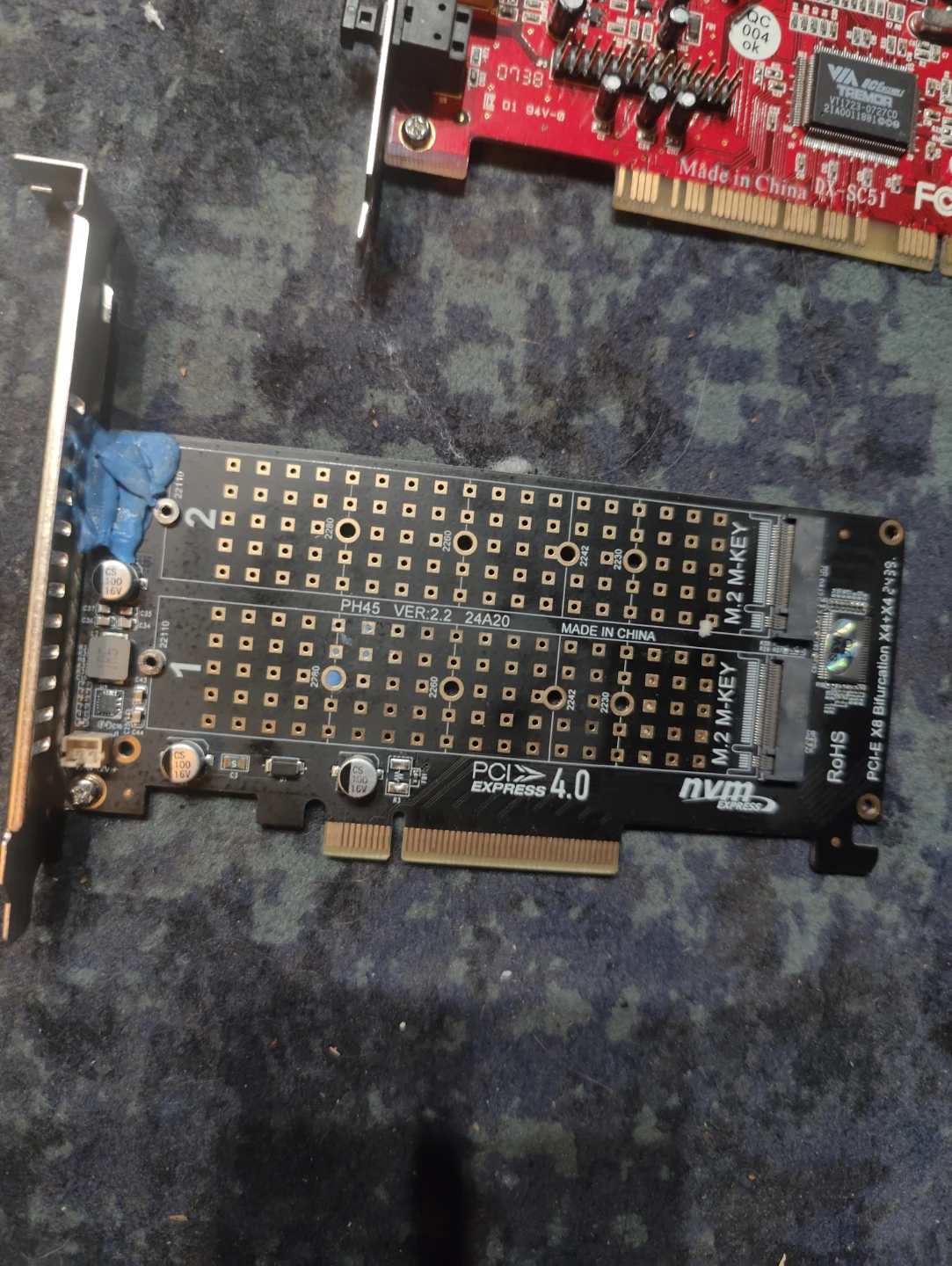 PCIe to nvme raid works and some free stuff
