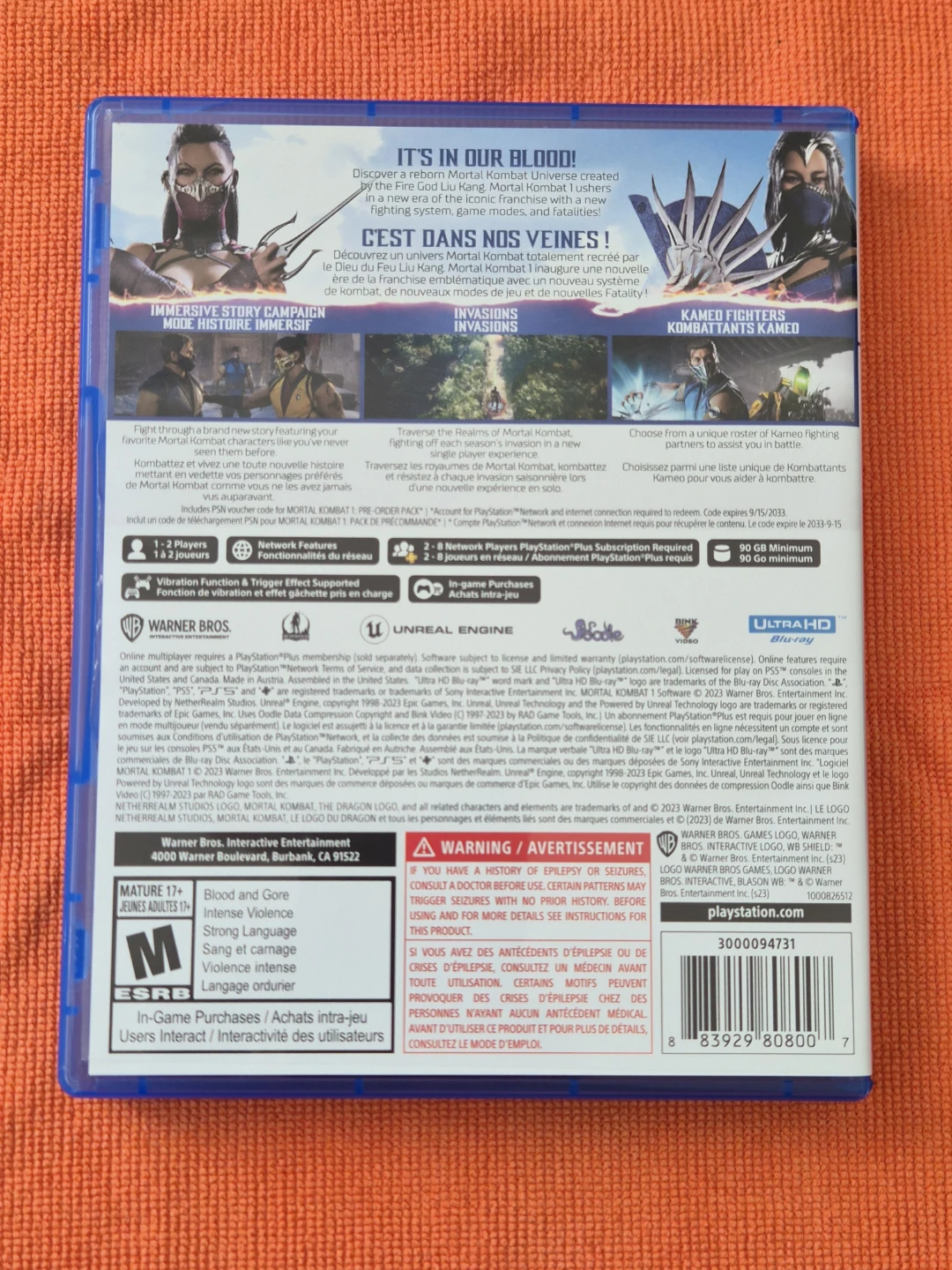 Read Bio | Mortal Kombat One (PS5) - photo 2