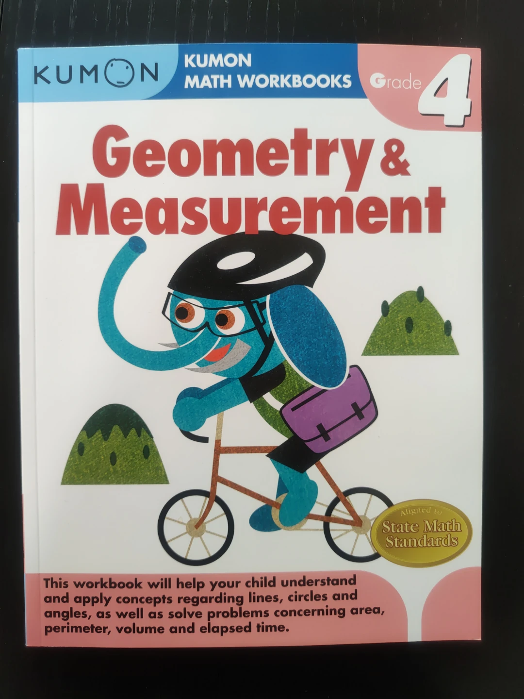 Kumon Grade 4 Geometry & Measurement Math Workbook