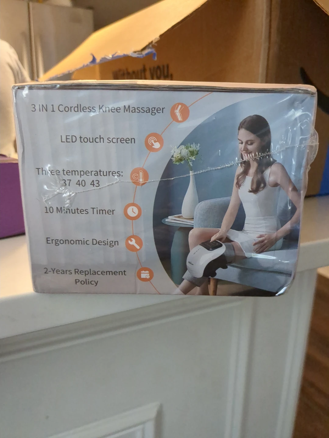 3 in 1 Cordless Knee Massager with LED Touch Screen - photo 2
