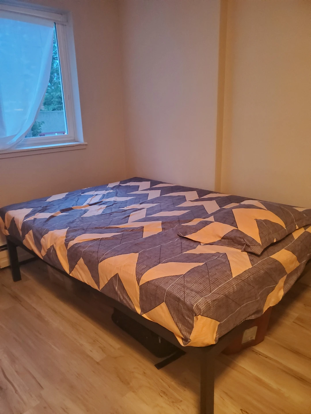 Bed Frame with Wooden Slats