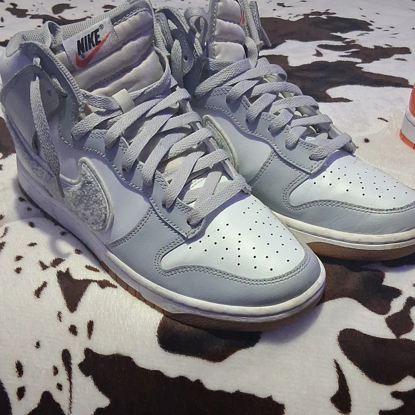 Nike Dunk High Grey White Sneakers