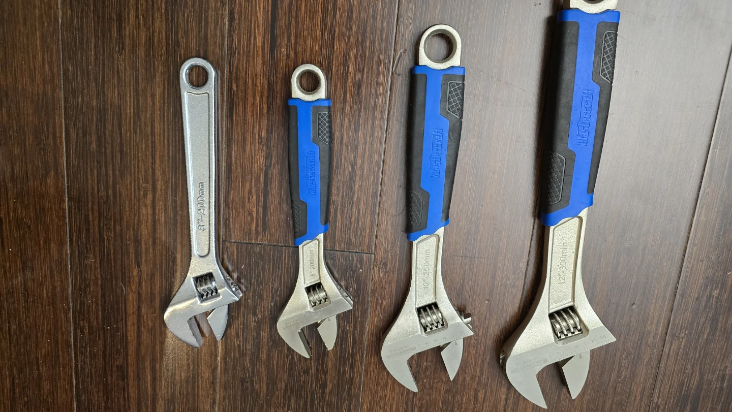 Mastercraft Adjustable Wrench Set (4 pcs)