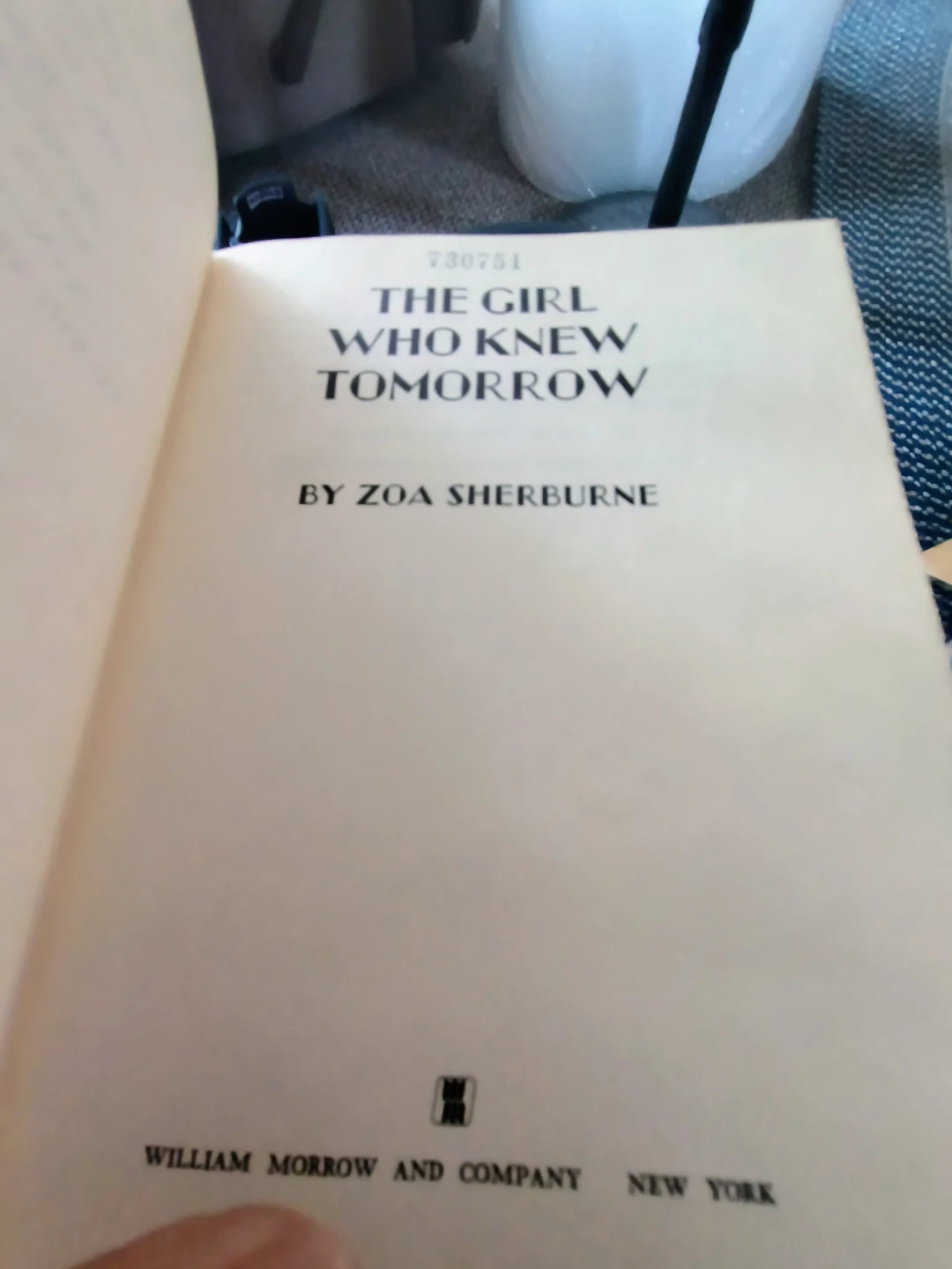 The Girl Who Knew Tomorrow by Zoa Sherburne - photo 4