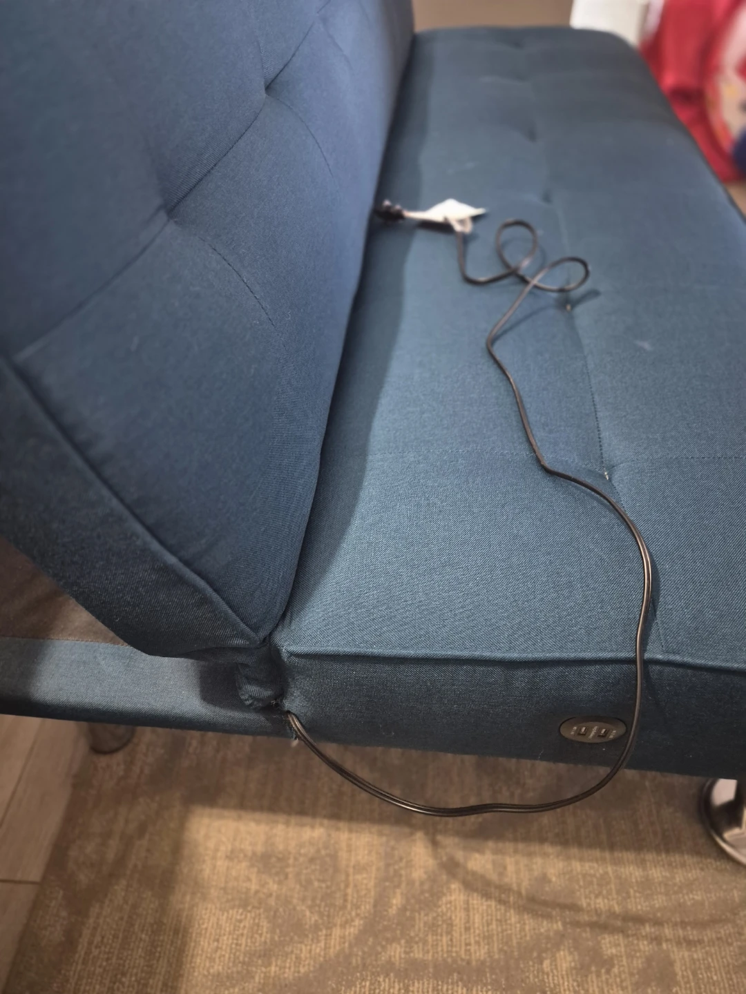 Teal Futon Sofa Bed - photo 2