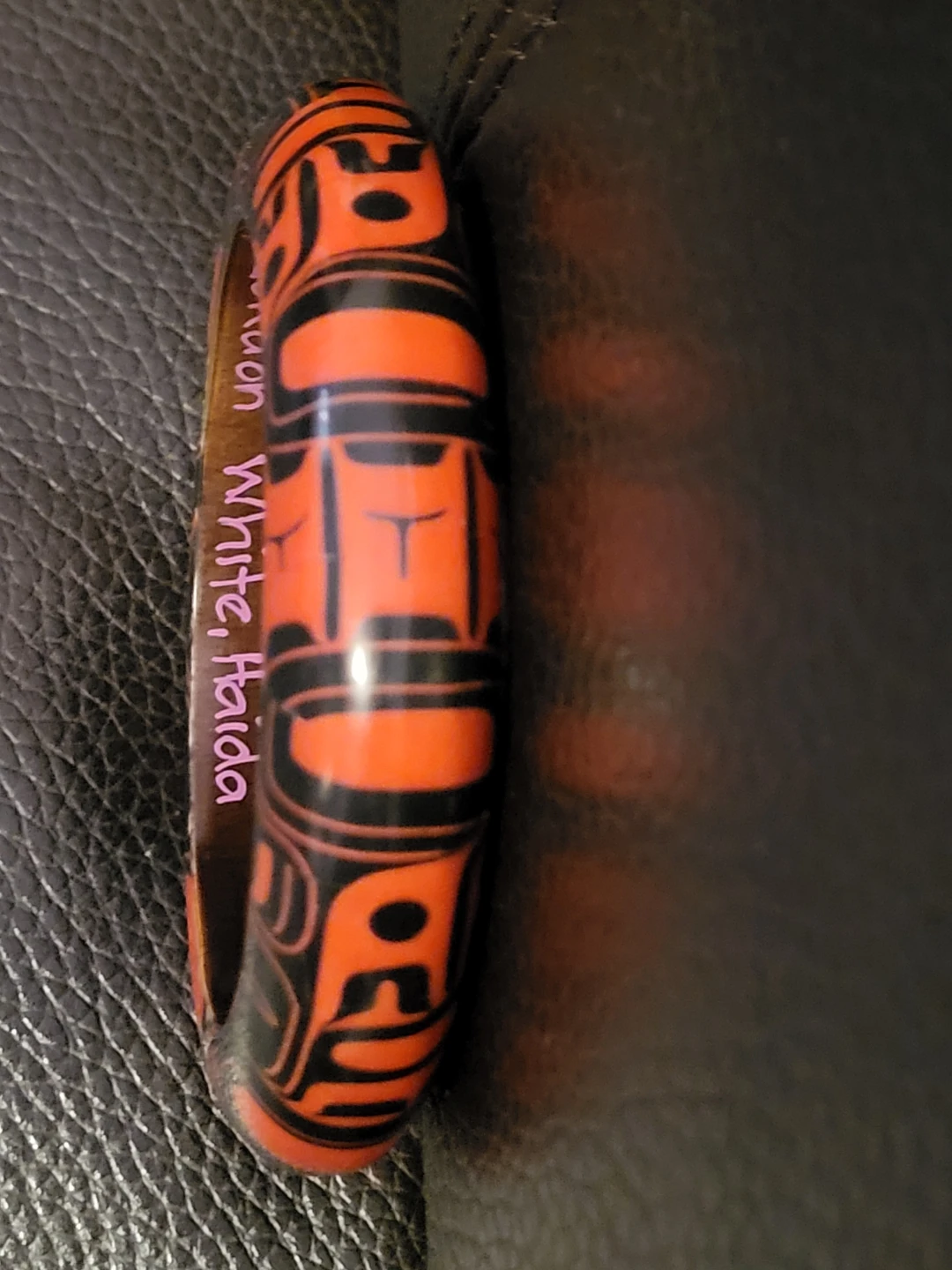 Gordon White Haida Eagle Bangle - photo 4