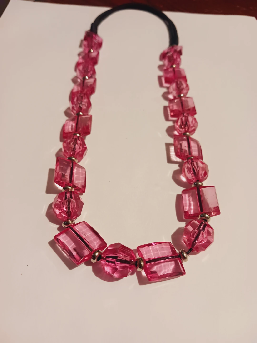 Pink Beaded Necklace - photo 2