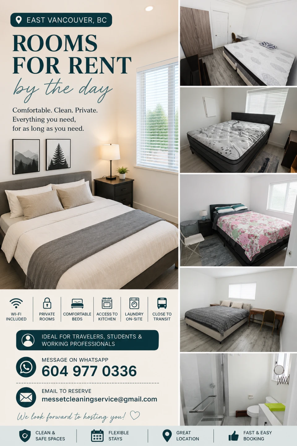 Furnished room near Joyce