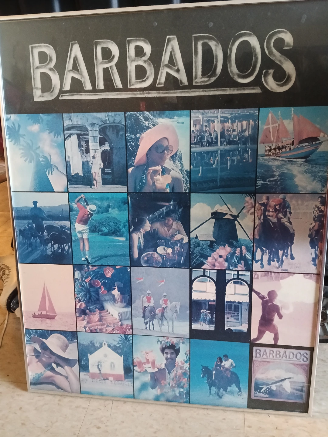 Barbados Collage Wall Art
