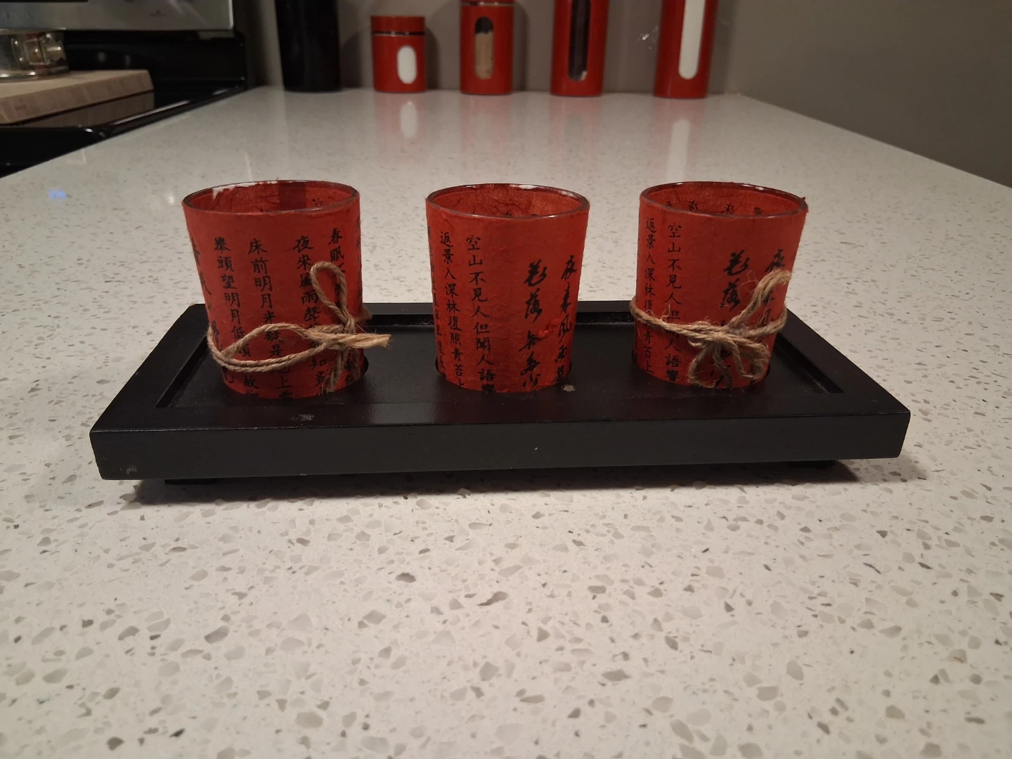 3 piece tea light holder